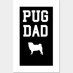 Pug Dad Pugs Dog Pugs Posters and Art